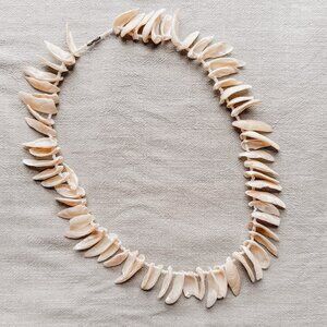 ♡ Circe Necklace ♡ Vintage Shell Necklace Sea Water Element Natural Jewelry